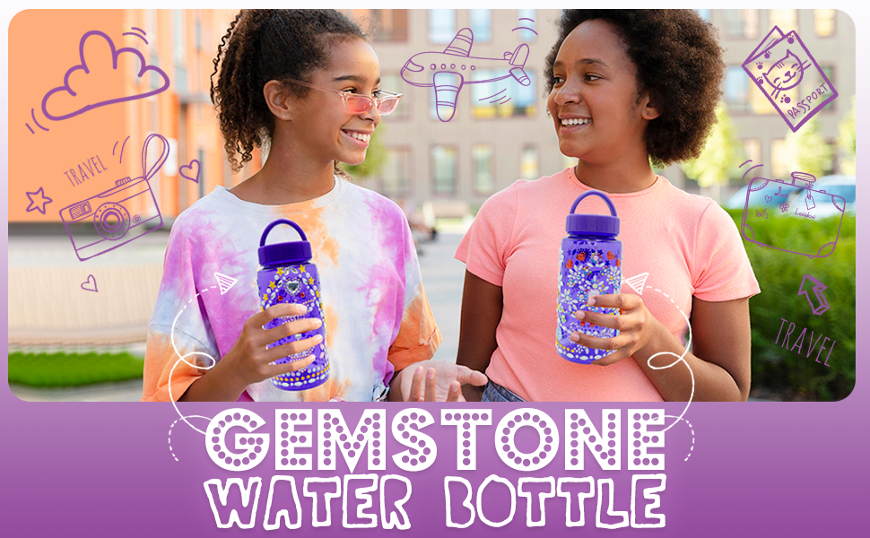 Water bottle for kids kids water bottle bpa free water bottle gifts for girls craft kits for kids