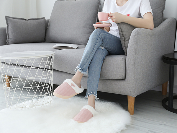 Amazon.com | NineCiFun Women's House Slippers Fuzzy Bedroom