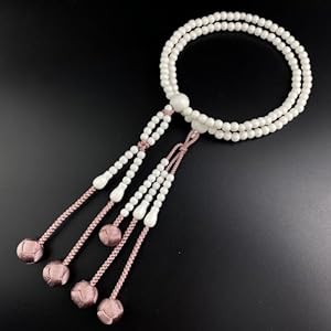 Amazon｜妙蓮花 創価学会用 念珠(数珠) 新象牙 PC玉 尺 Mサイズ