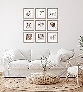 【しな】galeria マットフレーム Amazon.com - Sheffield Home 9 Piece Gallery Wall Frame Set, 12x12