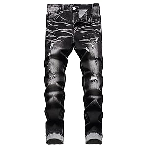 Skinny lässige Mode Motorradjeans Zerrissene Röhrenjeans 2025 Neue Mode jeans herren baggy shorts