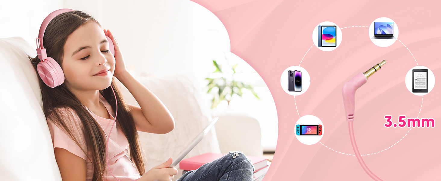 kid wired headphones