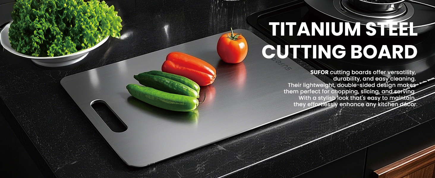 Amazon.com: New Titanium Cutting Board - 100% Pure Titanium Cutting - Pros And Cons Of Titanium Cutting Boards