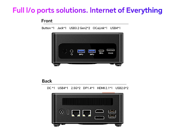 ミニPC Gemini X45 Basic ＋α Powerful BEELINK Gemini X45 Mini Windows 10 PC - 6GB + 128GB