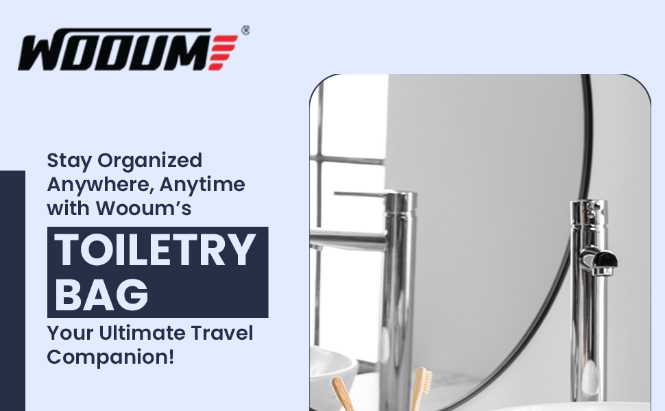 Wooum Big Size Multifunctional 16 Cms Hanging Travel Toiletry Bag Makeup Organizer Bag/Cosmetic Case