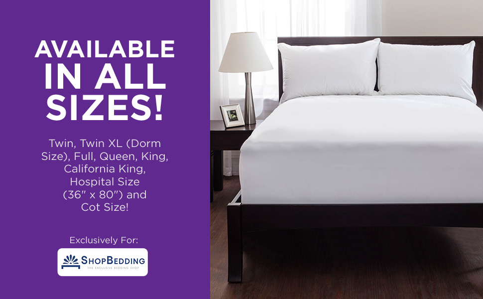 Plastic Mattress Protector Twin XL, Fitted Sheet Style