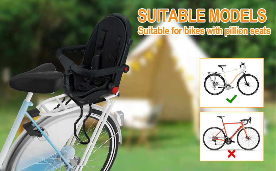 children bike seat for adult bike