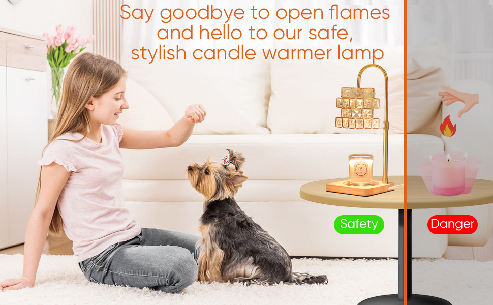 candle warmer lamp with timer, dimmer, height adjustable for home decor, best gifts for mom women