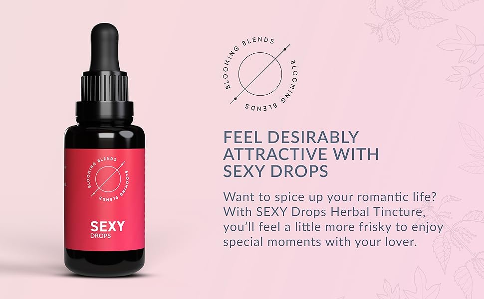 Feel sexy and confident with our Be Sexy tincture that contains rose flower extracts.