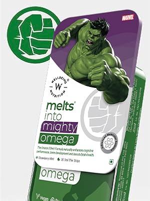 Wellbeing Nutrition Kids Melts Marvel A+ Banner