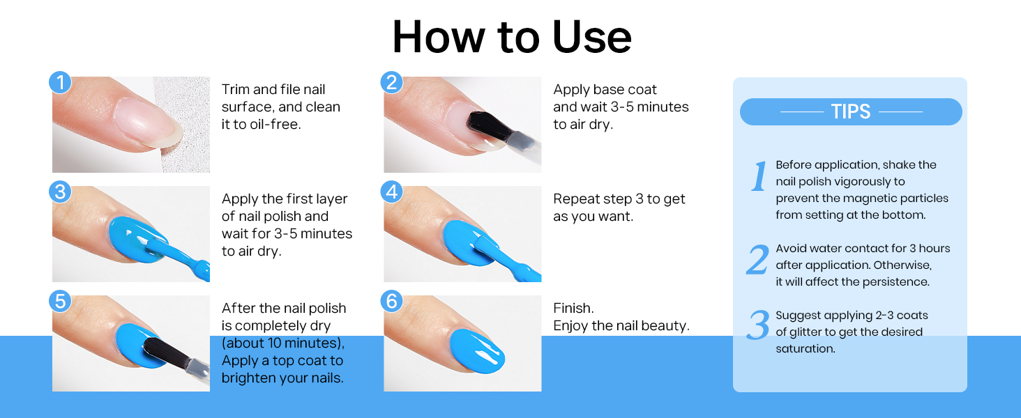 air dry nail polish