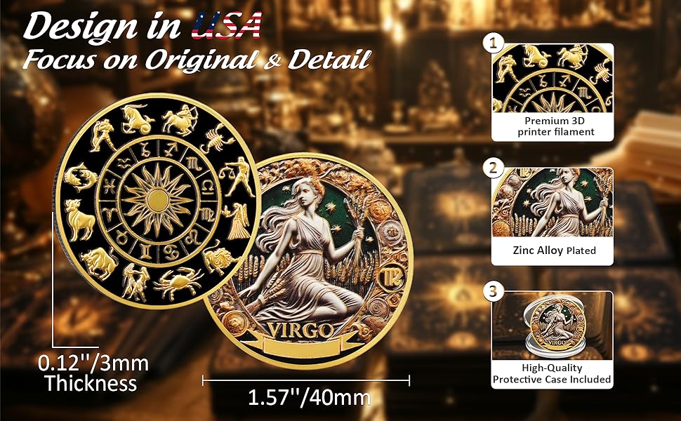 Virgo challenge coin