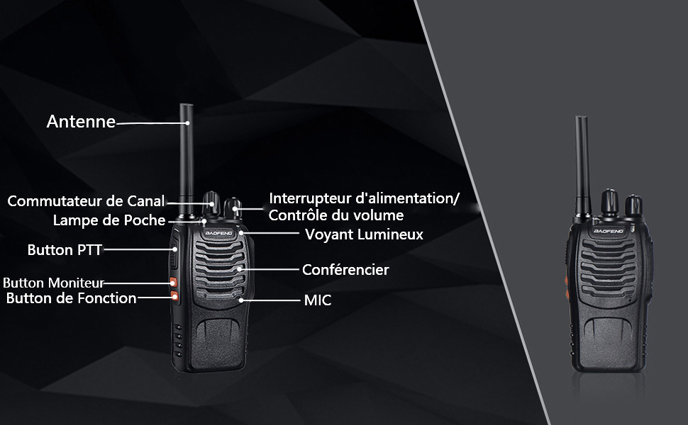 talkie walkie two way radio 2 pack