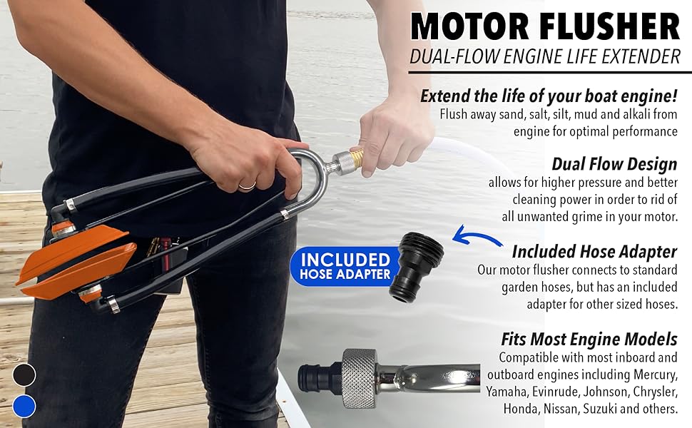 SeaWorks Motor Flusher, dual-flow engine life extender