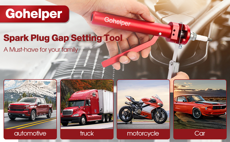 Universal Spark Plug Gap Tool Spark Plug Gapping Gapper
