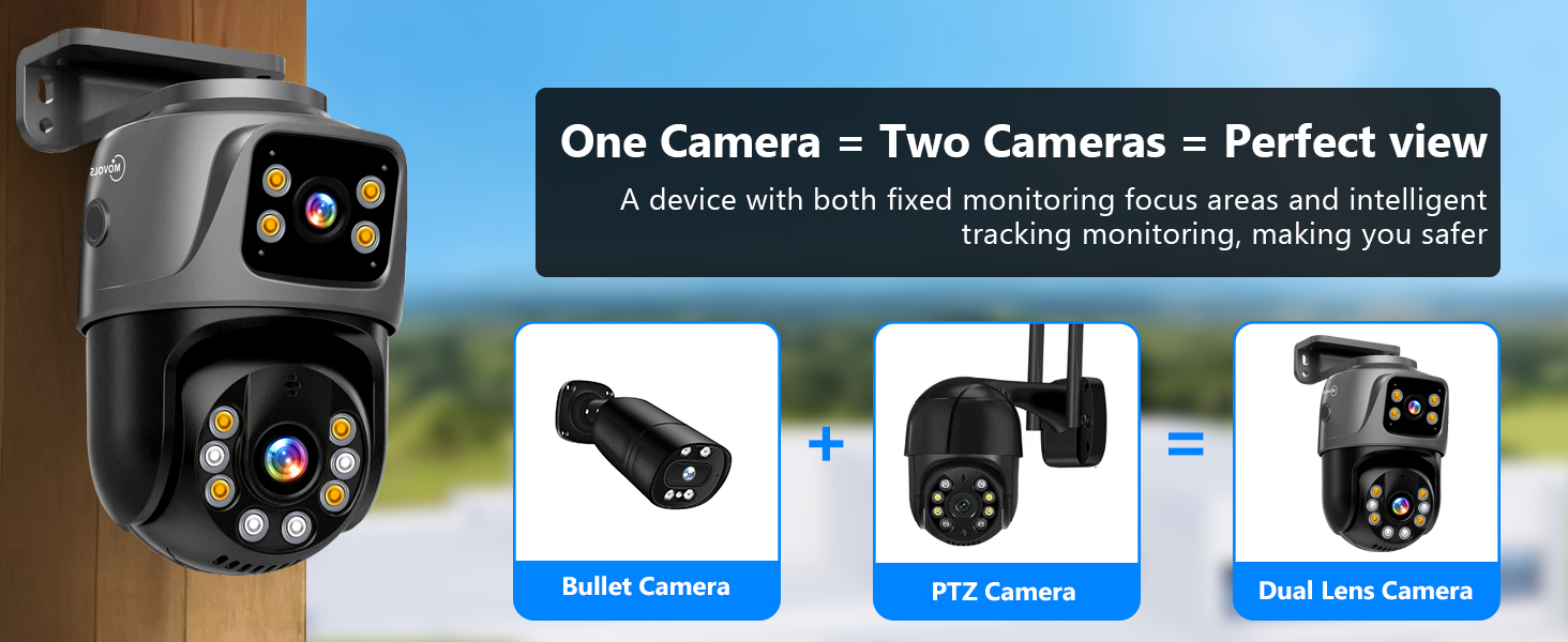 PTZ Dual Lens Camera