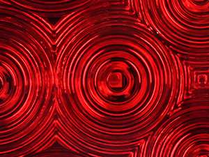 4inch red round tail light stop brake turn lights