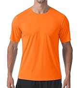 PLUMZJOY Men's Short Sleeve T-Shirt UPF 50+ Quick Dry Rash Guard Athletic Running T Shirts UV Sun...