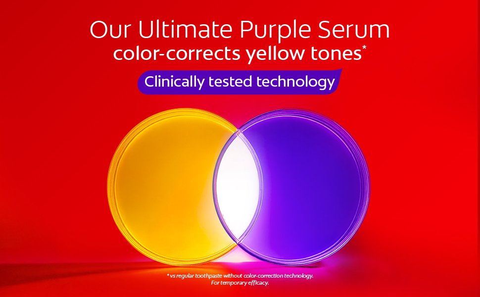 Colgate Visible White Purple Serum