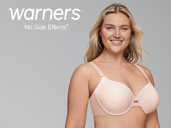 BRAWN'S 41サイズ Warner's Women's No Side Effects Underarm-Smoothing Comfort