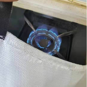 CAREFULLY COVER THE OPEN FLAME