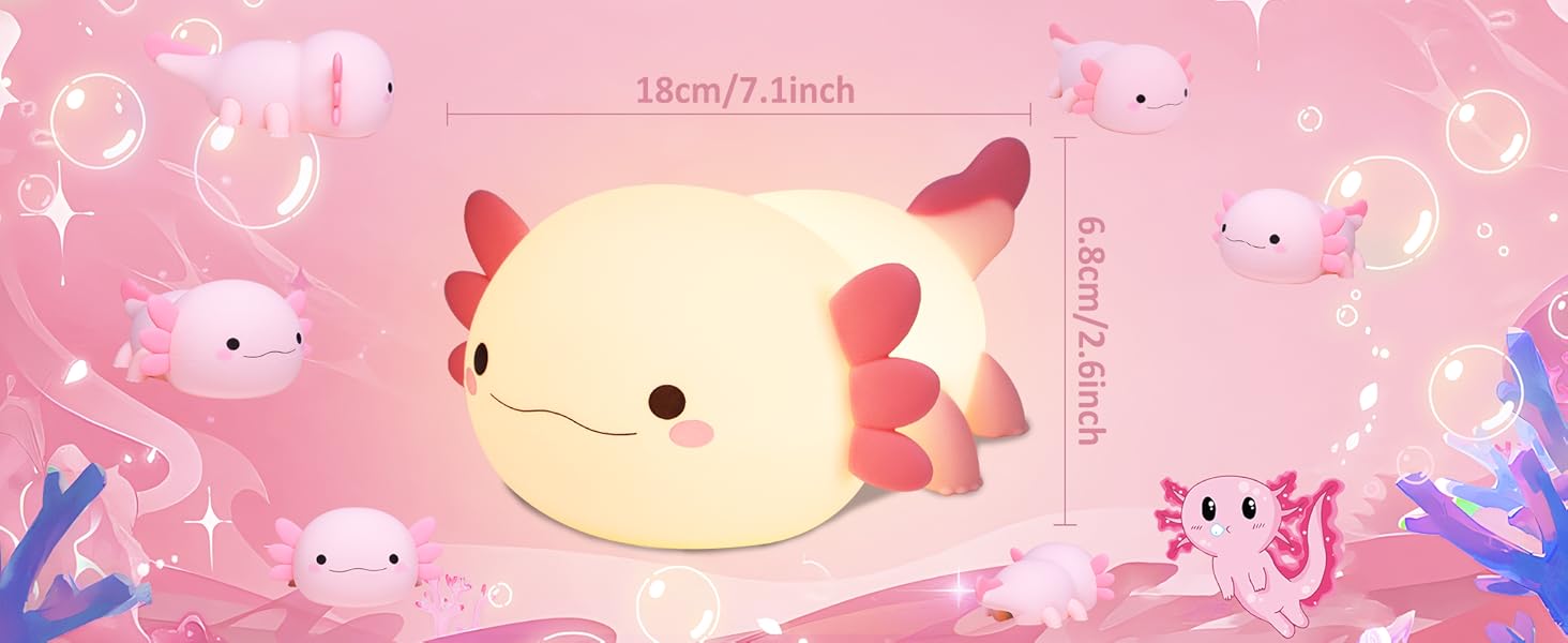 Axolotl Night Light