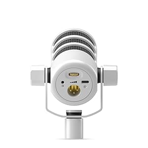 rear of PodMic USB White
