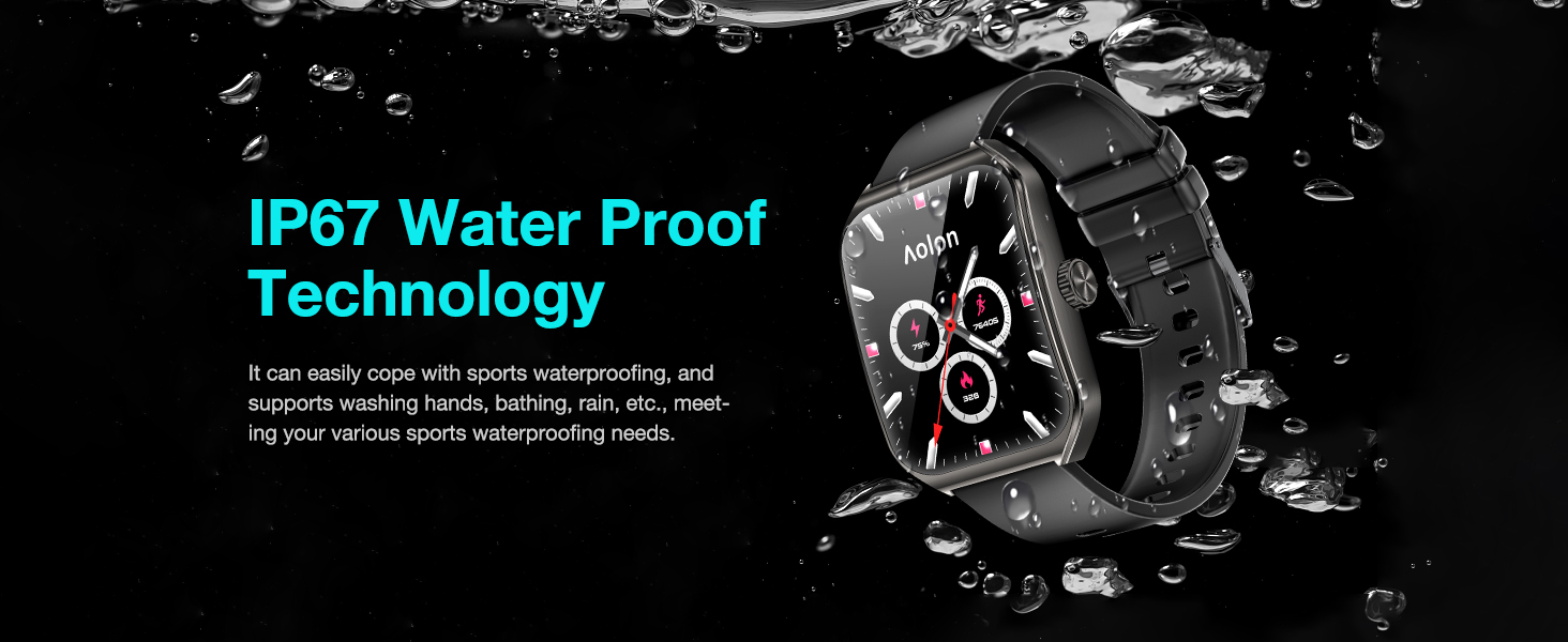 IP67 waterproof smart watch
