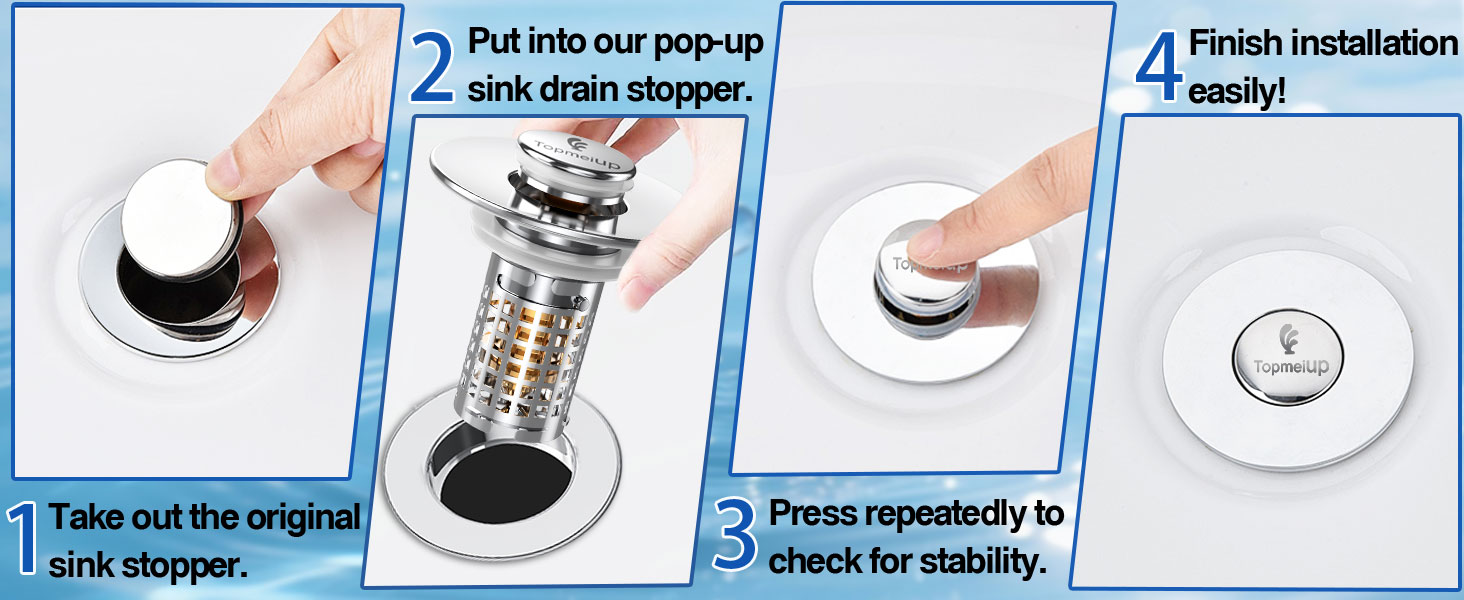 Bathroom Sink Drain Strainer