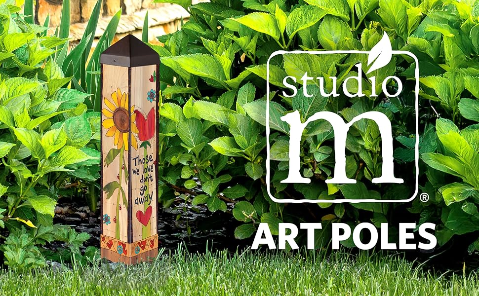 Amazon.com : Studio M Art Pole, PVC Weather Resistant Pole