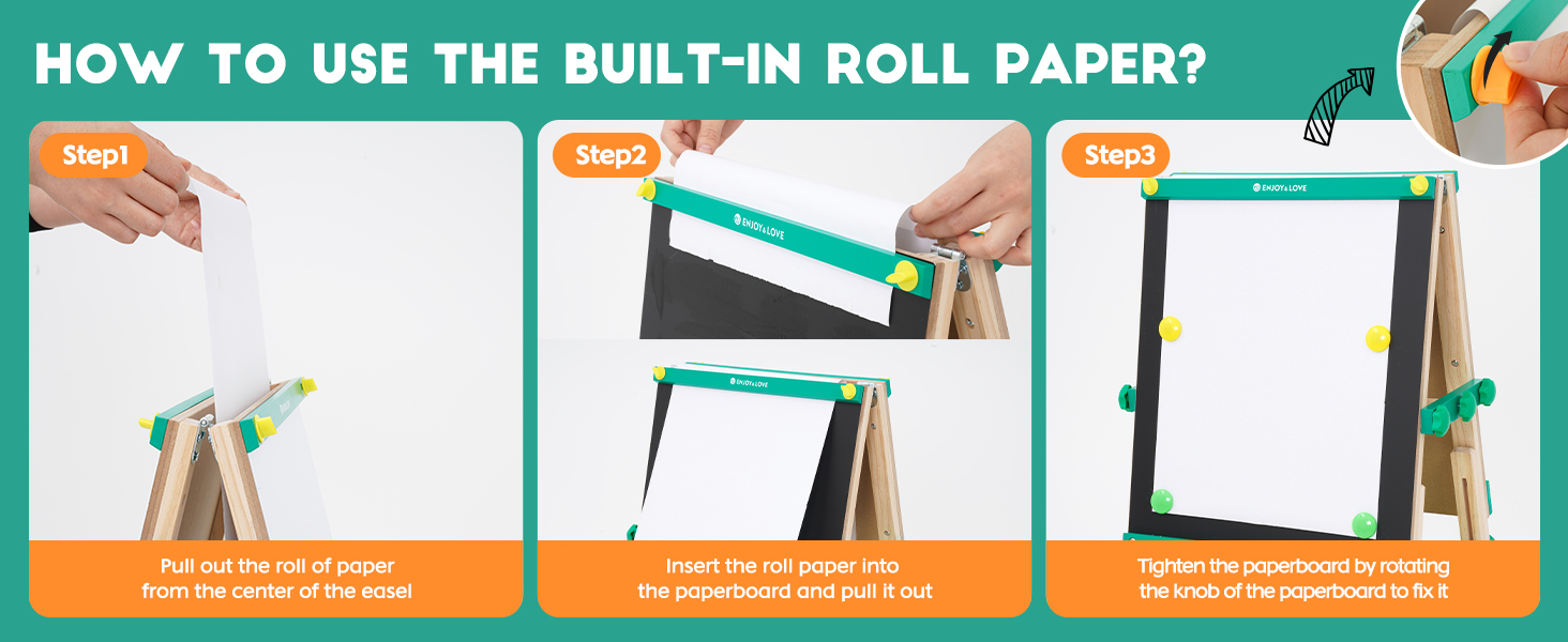 Wooden Art Easel Foldable Easel Double Sided Kids Easel with Whiteboard