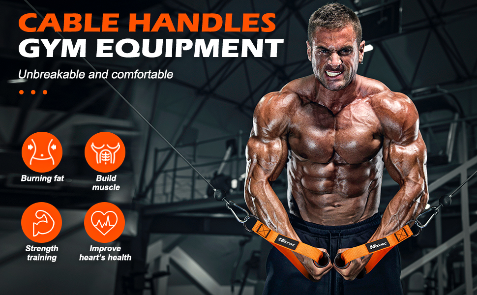 cable handles gym equipment