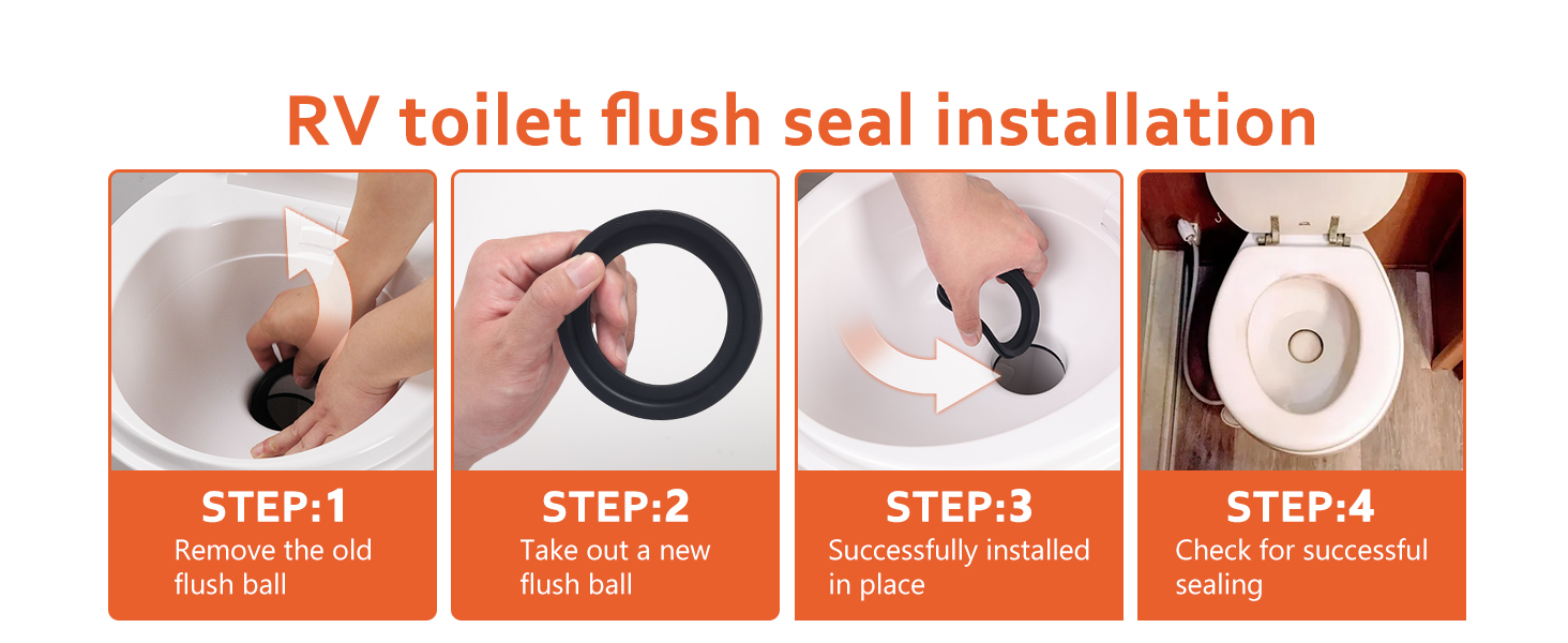 boeemi RV Toilet Seal Kit Compatible with Dometic 300/310