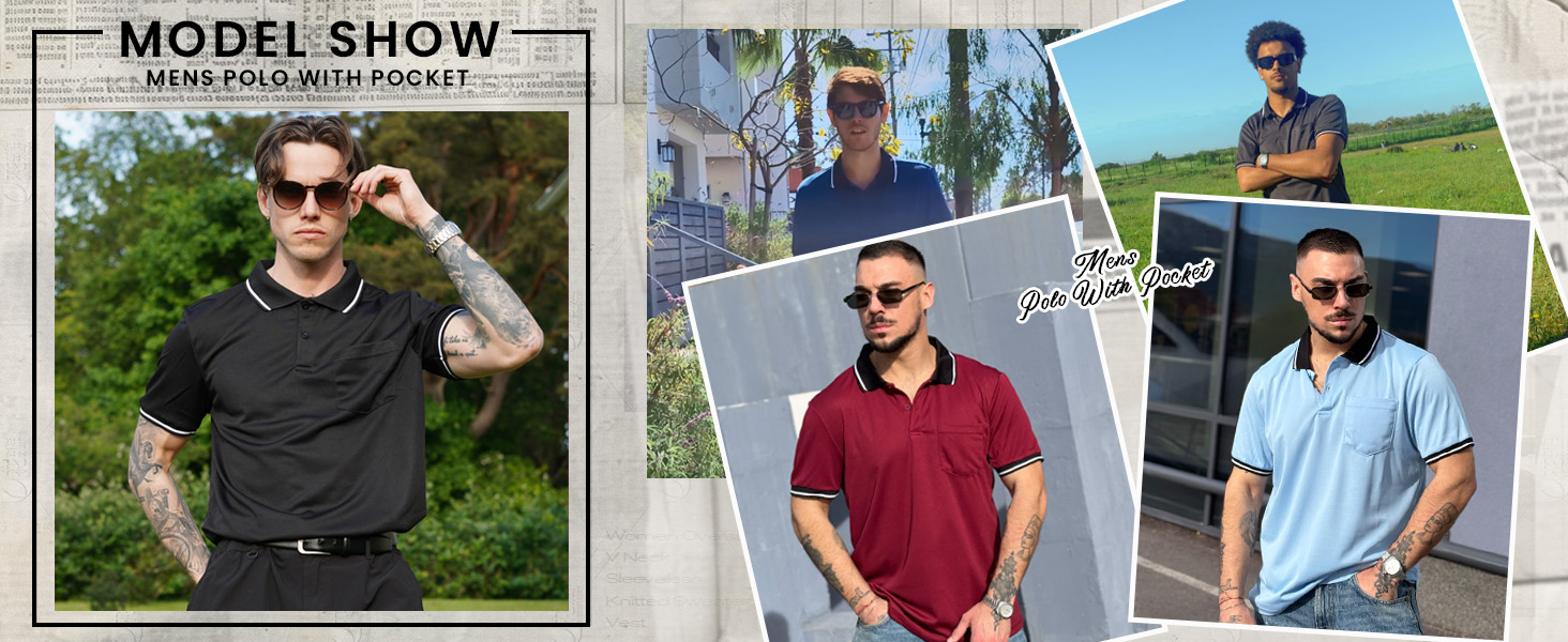 mens casual polo shirts