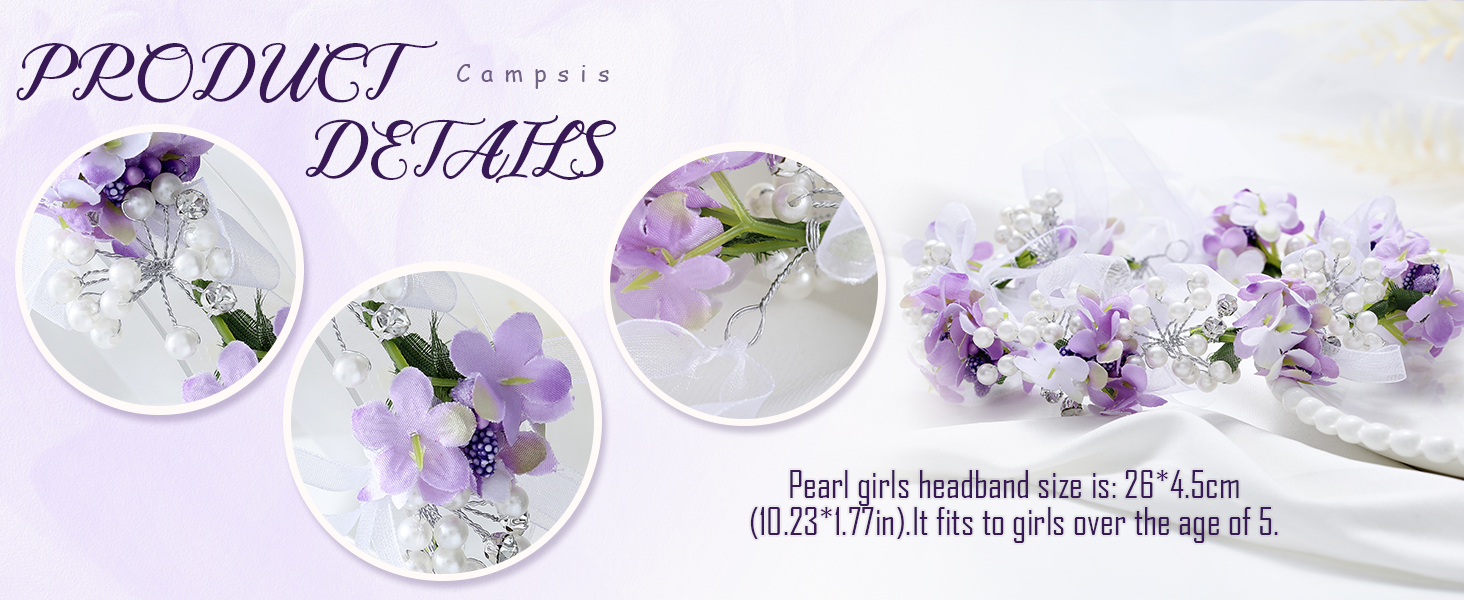 Purple Hair Accessories for girls