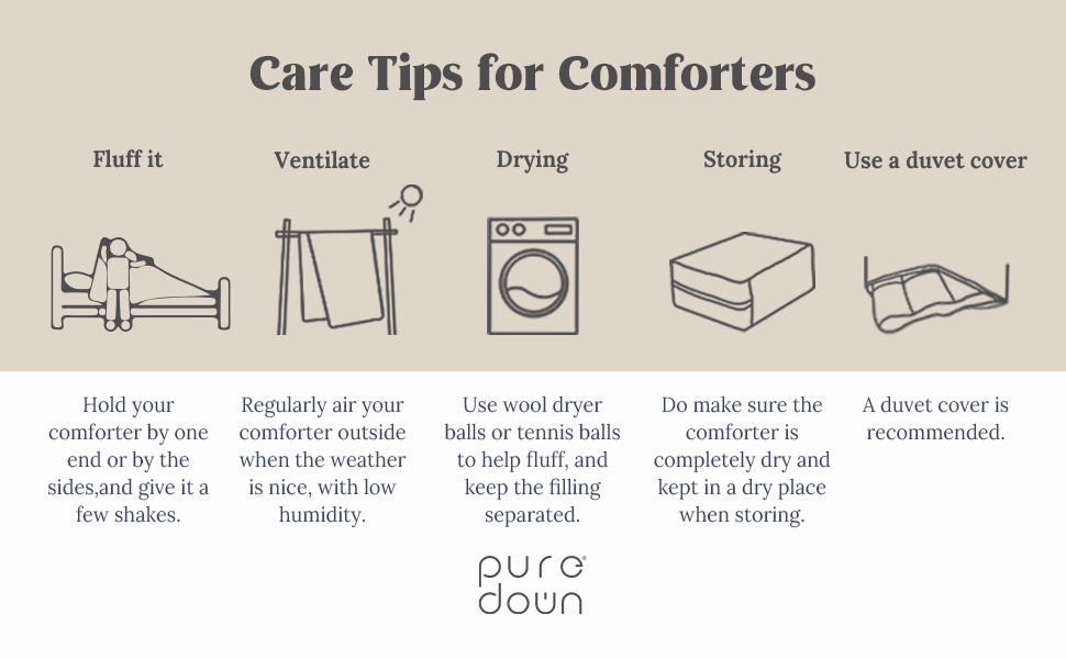 puredown® Lightweight Goose Feather Down Comforter Twin