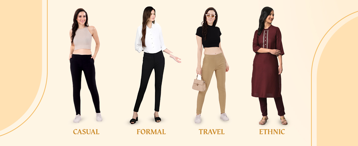 TRASA Women's Soft Cotton Pant