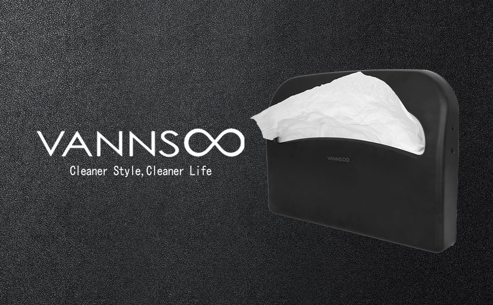 VANNSOO Toilet Seat Cover Dispenser Stainless Steel Wall