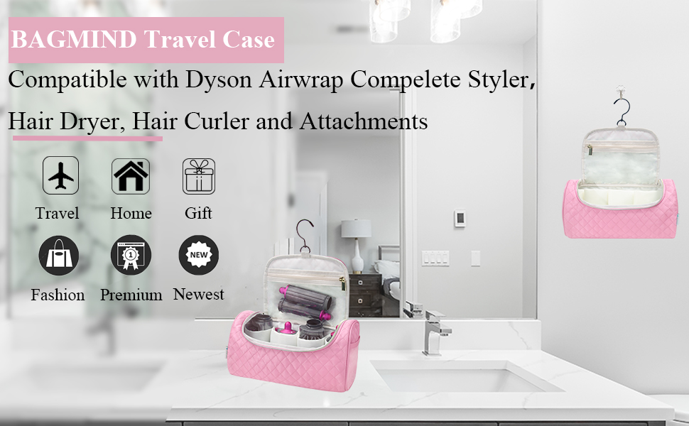 Amazon.com: BAGMIND Travel Case Compatible for Dyson Airwrap