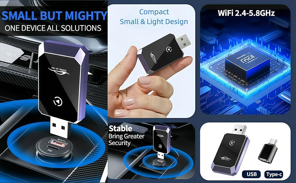 wireless carplay adapter for apple iphone 