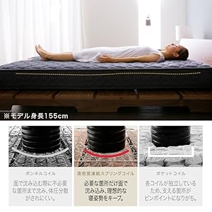 フランスベッド×ロウヤ　Jrestコラボマットレス セミダブル J-rest】フランスベッド×LOWYAコラボ！理想の寝心地を追求した
