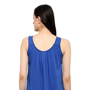 Women's Cotton Solid Midi Slip Premium Dreams Nighty SPN-MX9E8