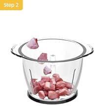 ELESTYLE Food Processor, Vegetable Chopper Electric 260w