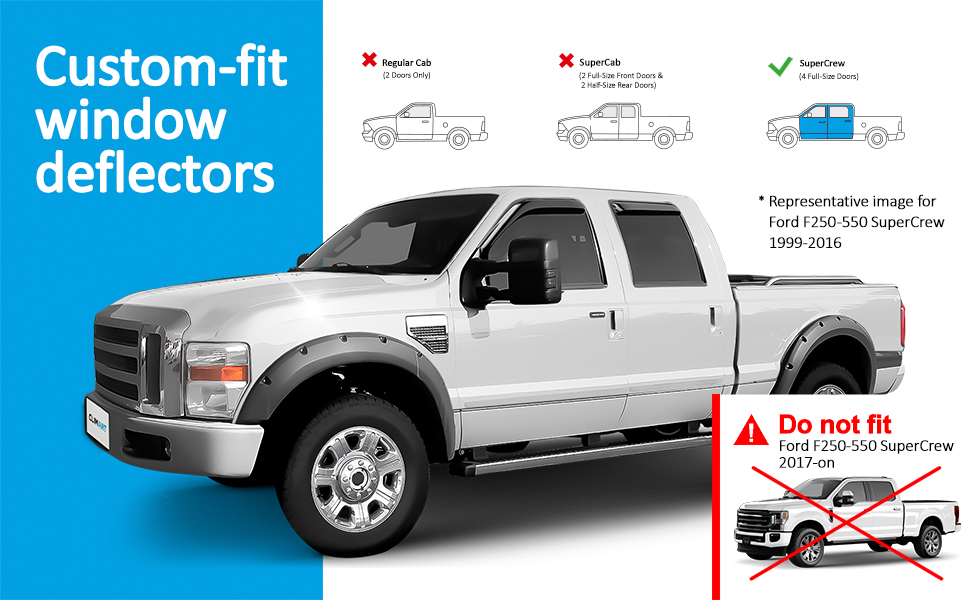 rain guards window deflectors