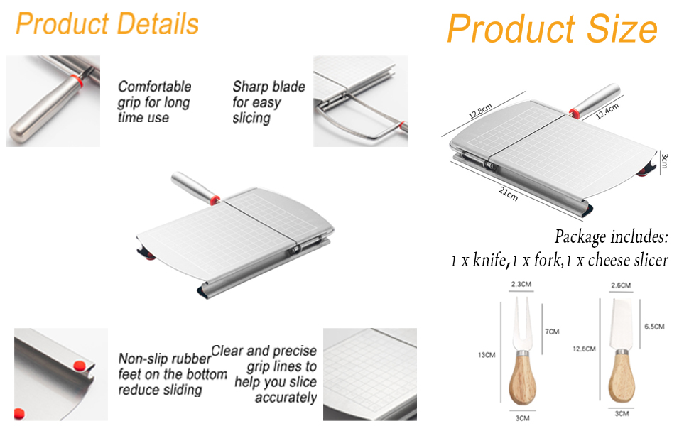 Multipurpose Cheese Slicer Cutter