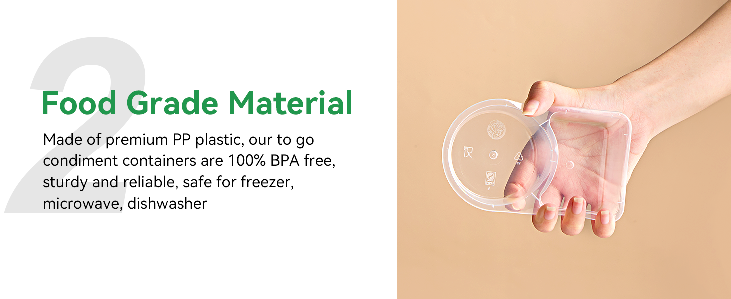 Reusable condiment container