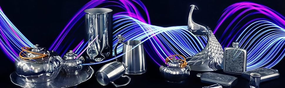 食器  SELANGOR Shuraku Sake Set Royal Selangor Hand Finished Shuraku Collection Pewter Sake