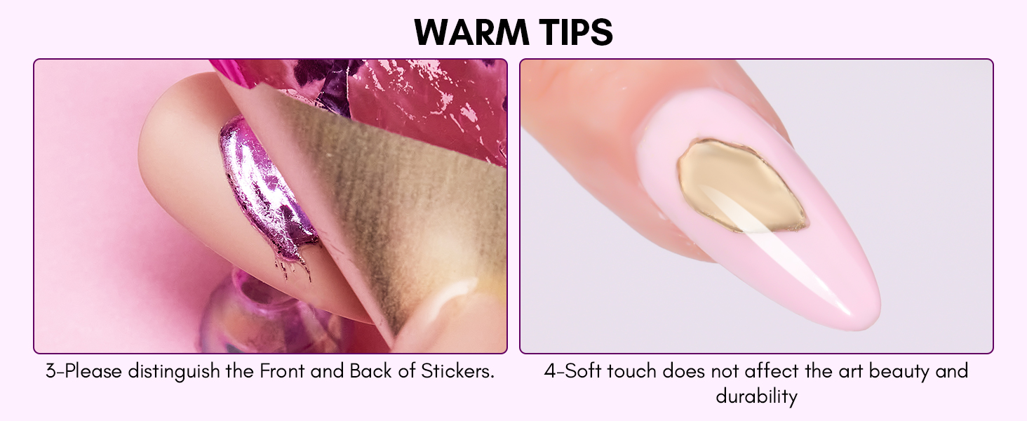 foil adhesive glue for nails