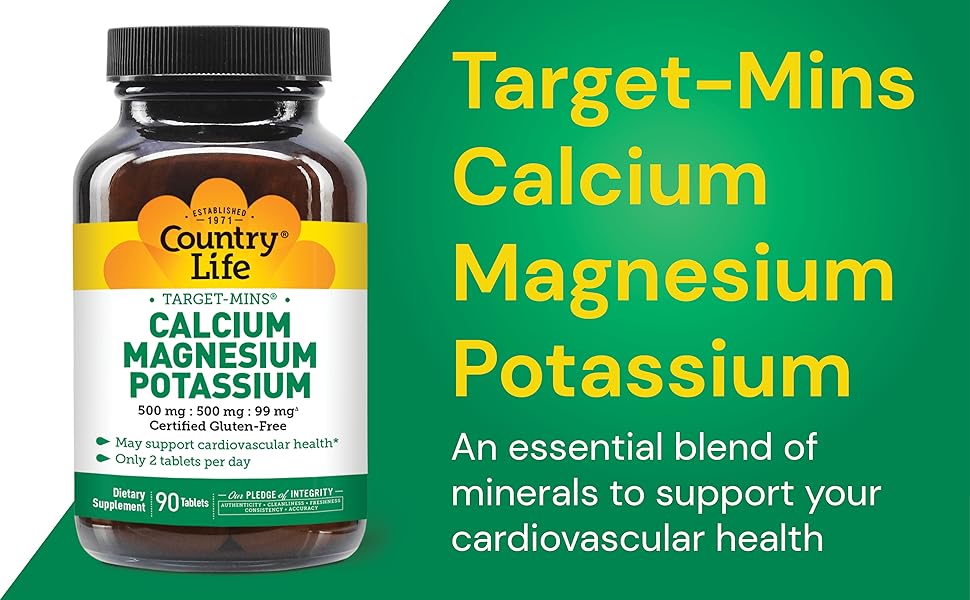 Target-Mins Calcium Magnesium Potassium