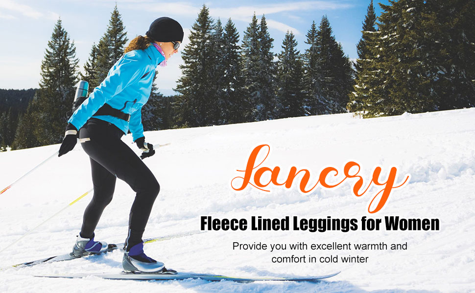 Fleece Lined Leggings Women